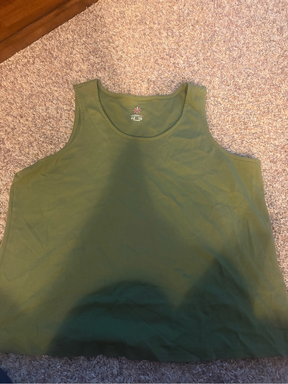Isaac Mizrahi Olive Green Tank Top